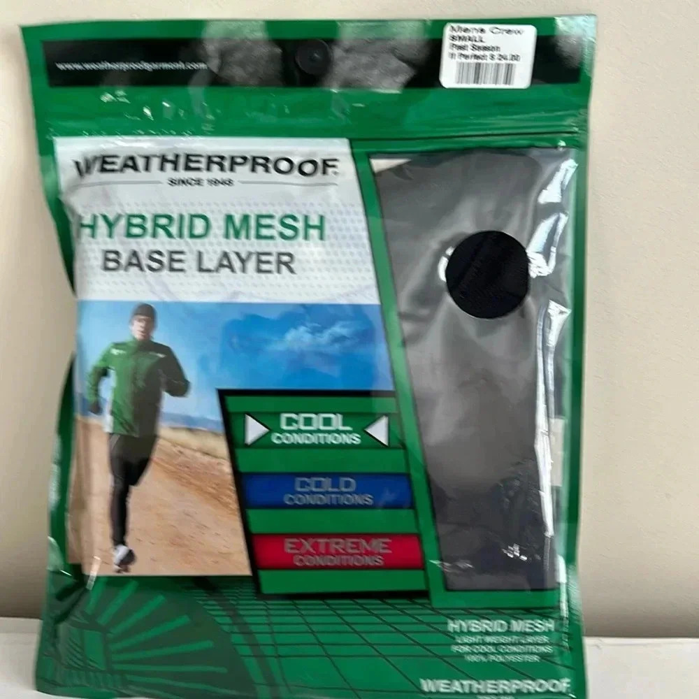 Weatherproof Hybrid Mesh Base Layer Long Sleeve Shirt